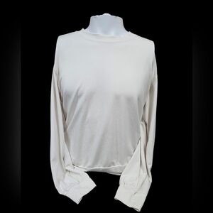 Lou & Grey Cream Soft Long Sleeve Sweatshirt Women’s‎ Medium